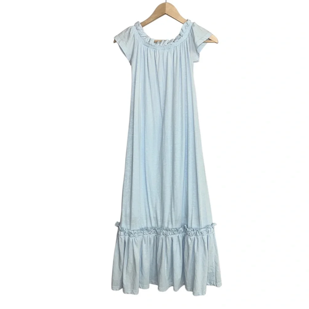 Sundry Sun Kissed Off the Shoulders Ruffle Midi dress - Picture 10 of 13